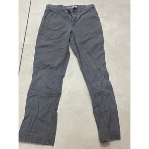 Carhartt Relaxed Fit Work Pants Men Gray Canvas Size 32x34